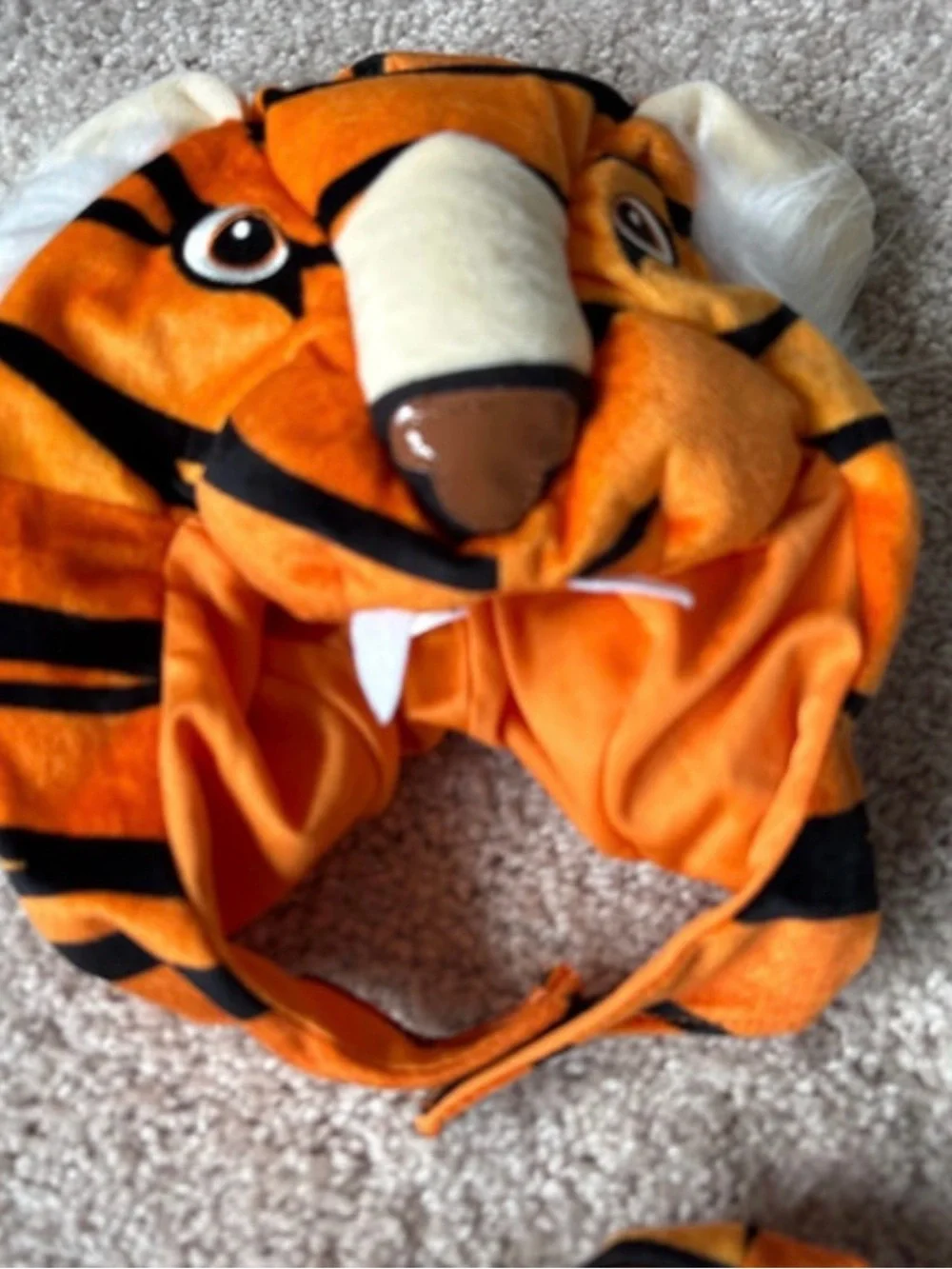 Orange and Black Tiger Toddler costume